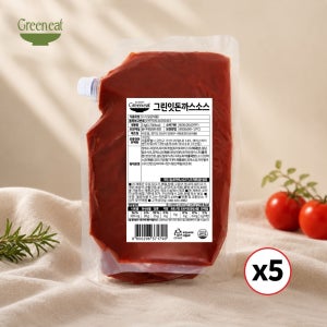 그린잇 돈까스 소스 2kg 대용량 업소용 5개