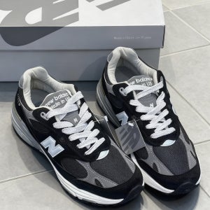 뉴발란스 993 메이드 인 USA 블랙 여성용 운동화 WR993BK