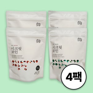빅마마 시크릿코인 편안한맛 2팩+개운한맛 2팩 (80개) 동전 육수 한알 자연 백년 고체