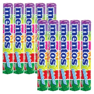 농심 멘토스 레인보우, 37.5g, 10개