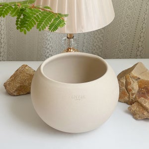 앙비까사 진주 토분 20cm, 베이지