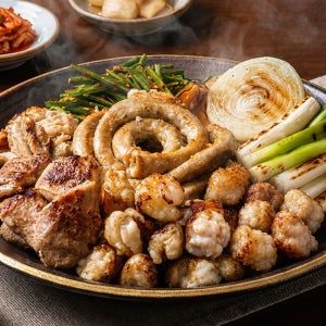 유비푸드 소곱창 한판세트 630g 곱창 대창 막창 소스