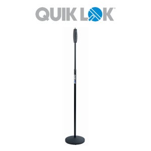 QUIKLOK A988 / 퀵락 A-988 원핸드 클러치 일자형 원형 베이스 마이크 스탠드