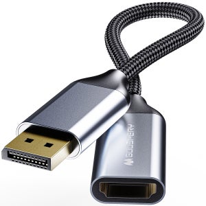 구스페리 OTG 변환 젠더 DP to HDMI, 실버