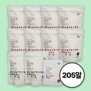 빅마마 시크릿코인 205알 (편안한 8팩+5알+개운한 2팩) 이혜정홈쇼핑 동전 육수 한알