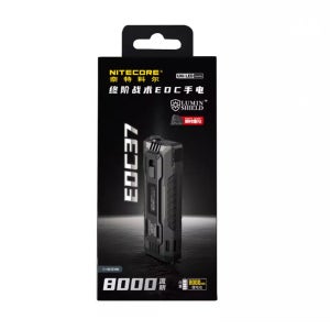 나이트코어 EDC37 8000루멘 초고광량 전술 손전등 USB-C 고속충전 캠핑 랜턴