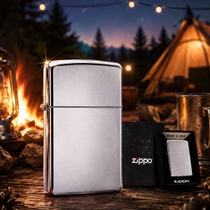 [ZIPPO] 지포 라이터 L205 REG SATIN CHROME 미국산