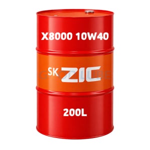 지크 X8000 10W40 EURO 6 디젤 합성 엔진오일 200L, 1개