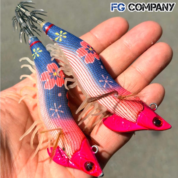 FG컴퍼니 크레용 리얼 쉬림프 팁런에기 무늬오징어 새우다리 3호 30g
