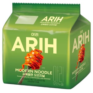[팔도 아리] ARIH 모던누들 김볶음면 오리지널 봉지라면 4개입