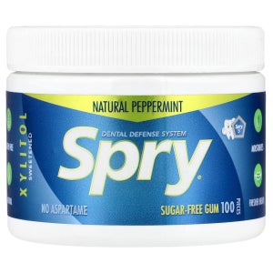 Spry 자일리톨껌 페퍼민트 무설탕껌 100개