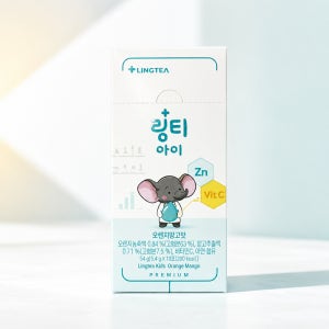 [약국용] 링티 아이 오렌지망고맛 10포 1박스 아연 비타민C