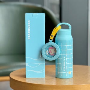 스타벅스 텀블러 25년 기분 좋은 여름날 인퓨저 티필터 보온병 600ml