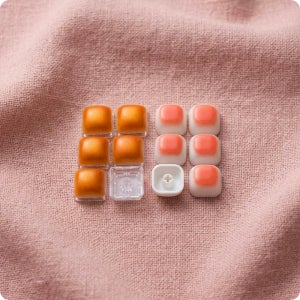 키캡 꾸미기 식빵 키 캡 뚜껑 2종 컬러 선택 클리커 키보드 키링 만들기 DIY