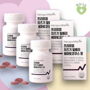 한결다움 프리미엄 차즈기 빌베리 헤마토코쿠스 결명자 당근 치커리 하루1정 60정, 3개