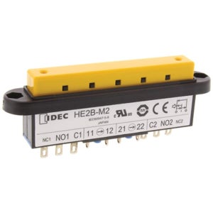 IDEC HE2B-M222PYPN10 3위치 이네이블 스위치 산업용 MRO