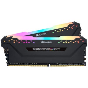 CORSAIR 베니건스 RGB 프로 16GB(2x8GB) DDR4 최대 3200MHz(PC4-25600) C16 1.35V 인텔 AMD 데스크톱 컴퓨터 메모리 u2013 블랙(CM