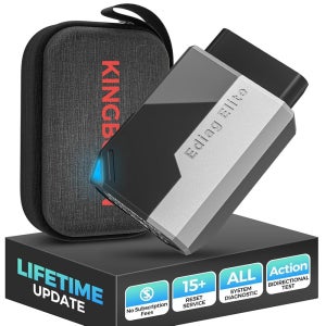 킹볼렌 에디그 엘리트 OBD2 스캐너 블루투스, iOS 및 Android용 양방향 테스트 모든 시스템 진단 도구, 15개 이상의 핫 리셋, CANFD 프로토콜, FCA AutoAu