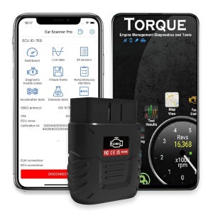 OBD2 스캐너 블루투스 시노트랙 자동 진단 스캔 도구 자동차 고장 점검 엔진 라이트 무선 코드 리더(iOS 및 Android 호환) 모든 OBDII 프로토콜 차량 4.2