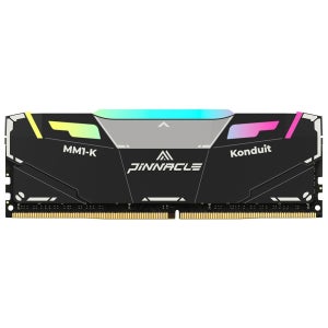 타임텍 피나클 콘듀이트 RGB 16GB DDR4 3200MHz PC4-25600 CL16-18-18-38 XMP2.0 오버클러킹 1.35V 듀얼 랭크 호환 - 블랙