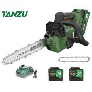 TANZU 21V 충전식 전기톱 30.48cm 체인톱 브러쉬리스, 본품 + 배터리2개이상