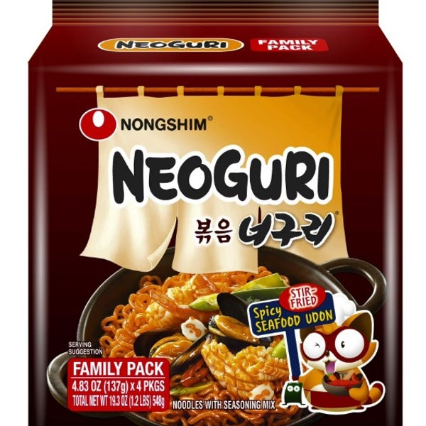 [농심] 볶음 너구리 (137g x 4개입 멀티팩) 한국산