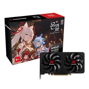 PowerColor 라데온 RX 9060 Reaper D6 8GB 몬길: 스타다이브 에디션