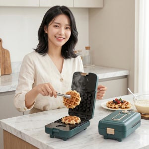 [글라스]와플메이커 와플만들기 간식메이커 샌드위치 클리벤 KSM-650 붕어빵틀