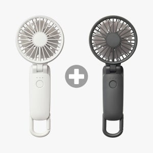 1+1 리듬 쏘쿨레이터 모바일 3.2 휴대용선풍기 미니 접이식 손선풍기 2중 날개 저소음