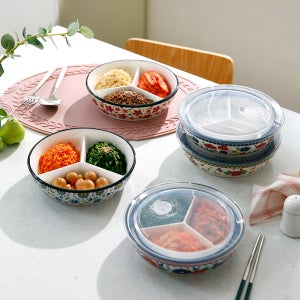 나눔찬통 나눔반찬통 도자기반찬통 뉴 폴라니에 세칸찬기 XL