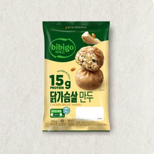 비비고 닭가슴살 만두 2종 고기, 168g, 8개