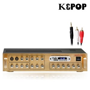 매장용앰프 6채널 KPA-480 골드 업소용 블루투스 앰프 오디오 미용실 식당 카페 엠프