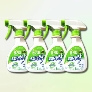 홈키파 초파리싹 내츄럴 알파 (피레트린엑스 50%) 초파리 날파리 290ml, 4개