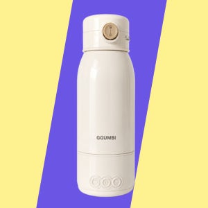 꿈비 휴대용 분유포트 100도가열 무선 전기포트 500ml 여행용