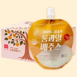 맘스초이스 통과일 배주스 140ml, 40포, 2개