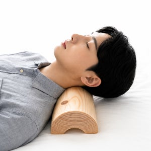 편백나무 경추 베개 경침 (대) 일자목 거북목 목 지압 마사지 목침 숙면 수면 필라테스 국내산 통원목