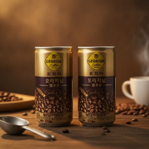 조지아 옐로우 175ml 60캔 편의점 미니캔 오리지널 캔커피 음료수