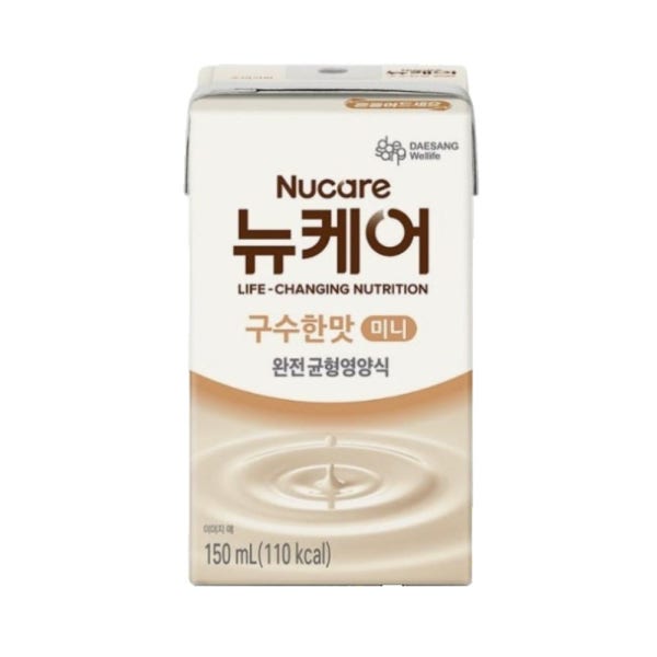 구수한맛 미니 유케어 어르신 누케어 노인 단백질 보충제 시니어 음료 150ml 24팩