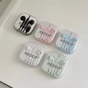 리닷 별빛 줄 유선 이어폰 도트 5color C타입 아이폰 갤럭시 레트로
