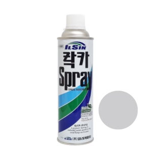 일신 락카 스프레이 방청 녹제거 부식방지 은색, 420ml, 1개