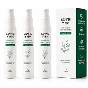 프로바이오 Y케어 여성청결제 파우더 스프레이 7g Y존케어 3개입