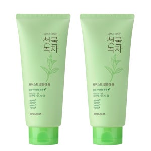 [1+1] 과일나라 첫물녹차 모이스트 클렌징 폼 데일리 저자극 촉촉 클렌저 180g 2개