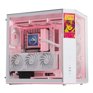 앱코 UD51L 엑시드 LCD 강화유리 ARGB BTF PC 케이스 화이트