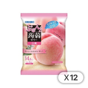 오리히로 곤약젤리 백도, 120g, 12개