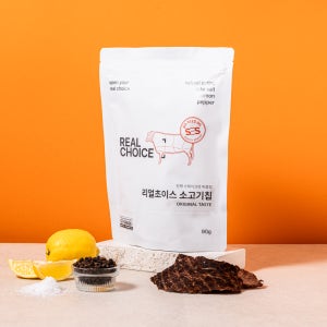 [N배송] 리얼 스테이크 마블링 소고기칩 고단백 비프칩 육포 간식 90g, 1개