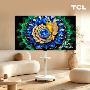 [무빙스탠드 세트] TCL 85A400M 4K QD-Mini LED 215cm(85인치) 구글 TV 기사방문설치