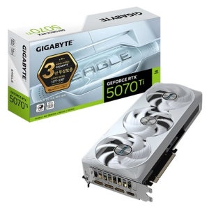 GIGABYTE 지포스 RTX 5070 Ti EAGLE OC ICE SFF D7 16GB 제이씨현