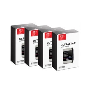Western Digital Ultrastar DC HC590 박스 패키지 7200/512M WUH722626ALE6L4 (4x26TB)