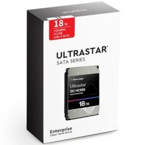 Western Digital Ultrastar DC HC555 박스 패키지 7200/512M WUH722018CLE6L4 (18TB)