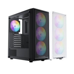 투민시스템 TA200 AIR1 RGB 강화유리 (블랙)